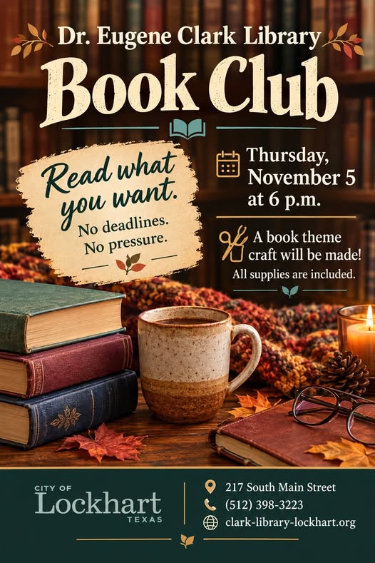 Dr. Eugene Clark Library Book Club