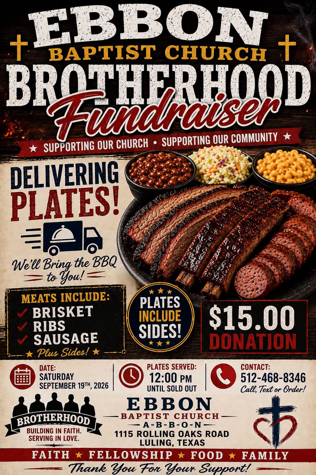 Brotherhood BBQ Fundraiser