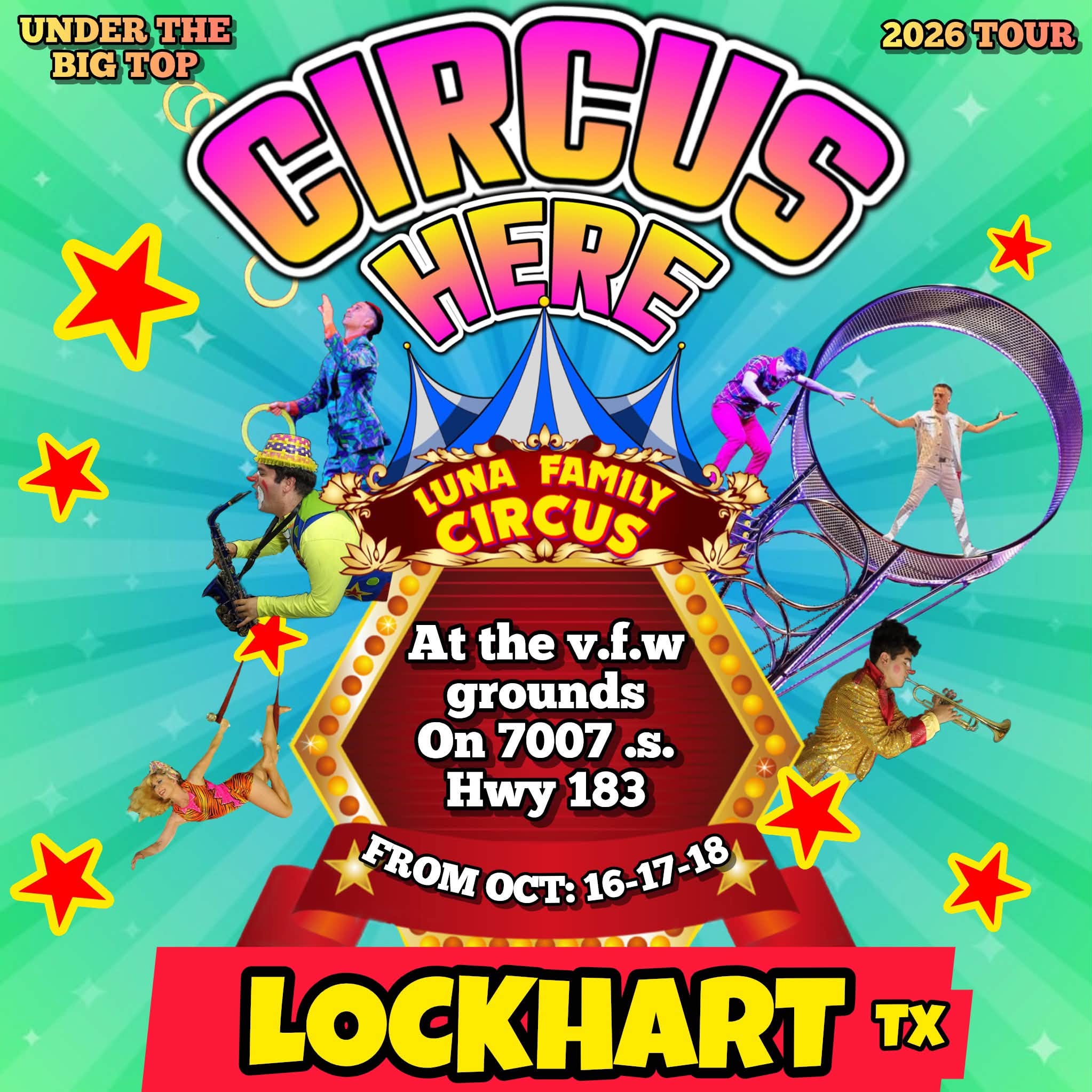 Luna Family Circus at the VFW