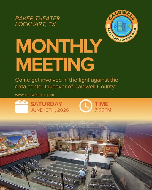 Caldwell Data Center Action Team - Monthly Meeting