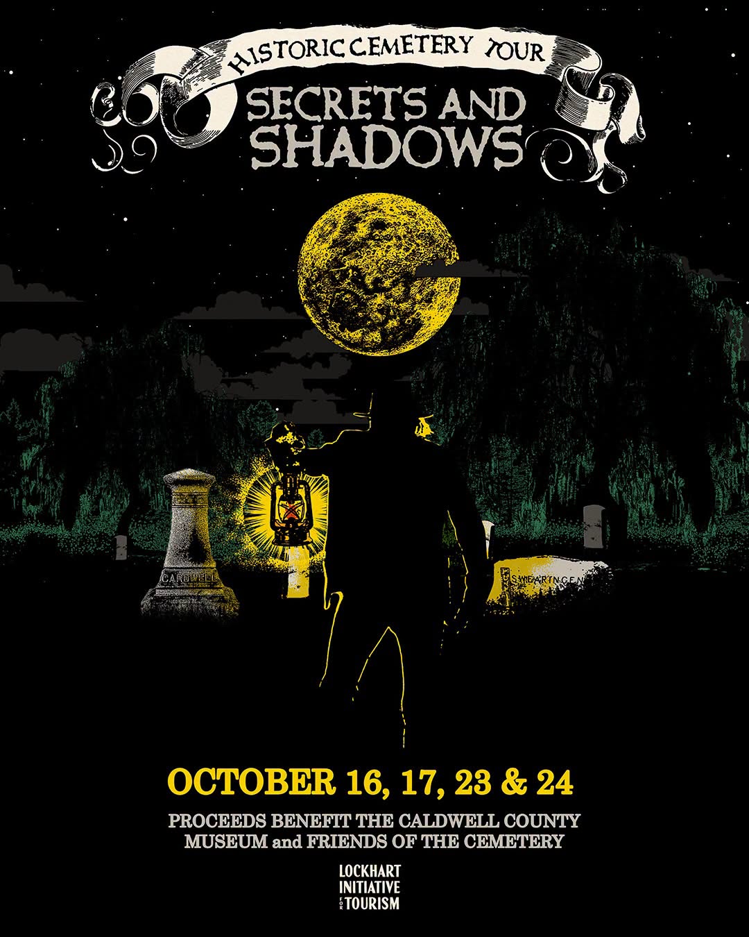 SAVE THE DATE  -  Secrets & Shadows - Historic Cemetery Tour