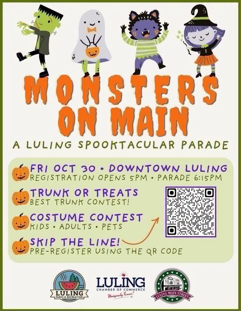 Monsters on Main: A Luling Spooktacular Parade