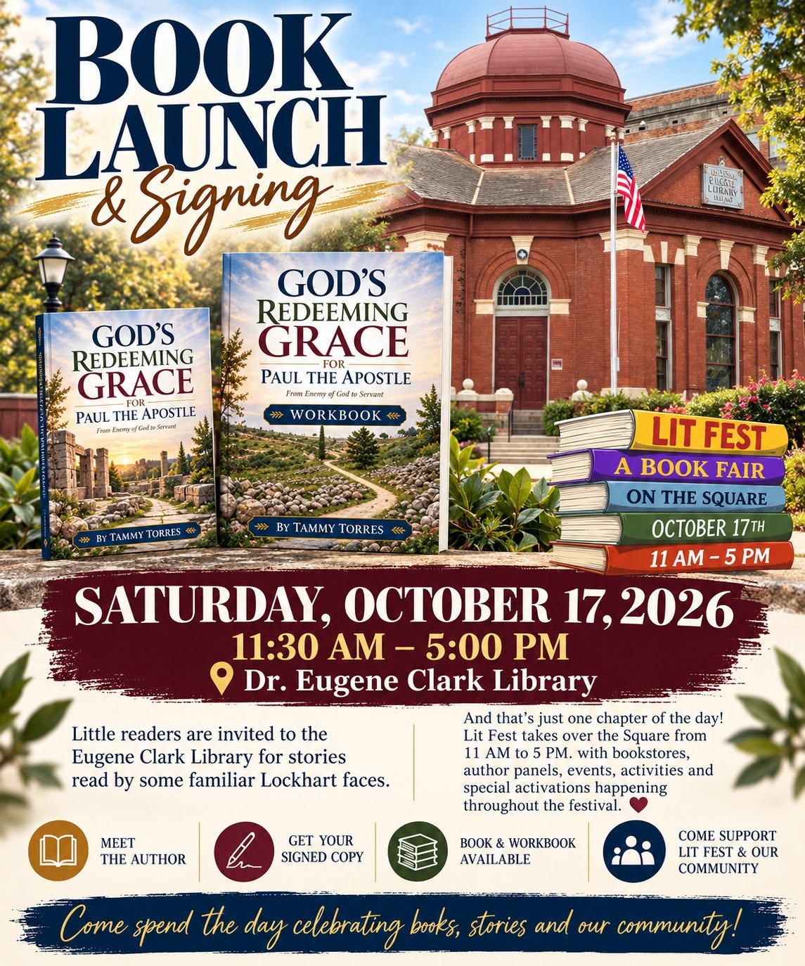 Book Launch & Signing with Tammy Torres