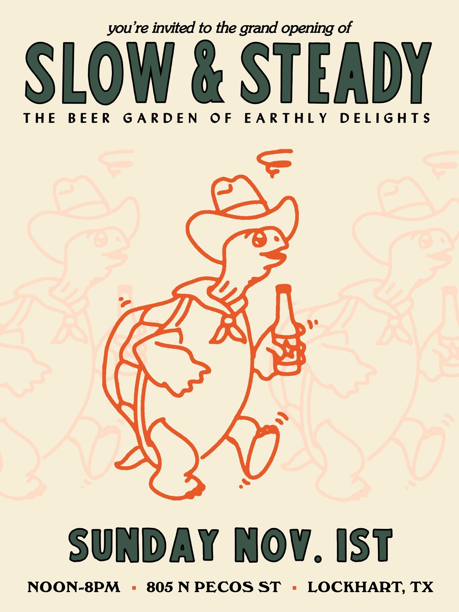 Grand Opening of Slow & Steady Beer Garden