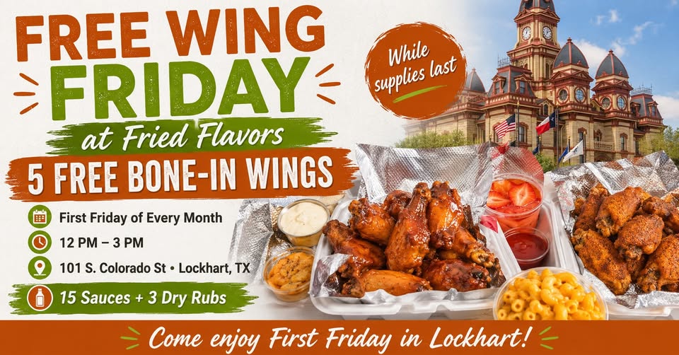 Free Wing Friday at Fried Flavors