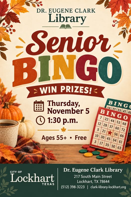 Senior Bingo at Dr. Eugene Clark Library