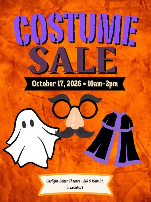 Costume Sale at Gaslight-Baker Theatre