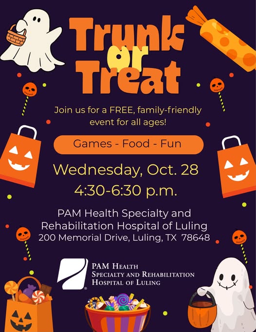 Trunk or Treat at PAM Health in Luling