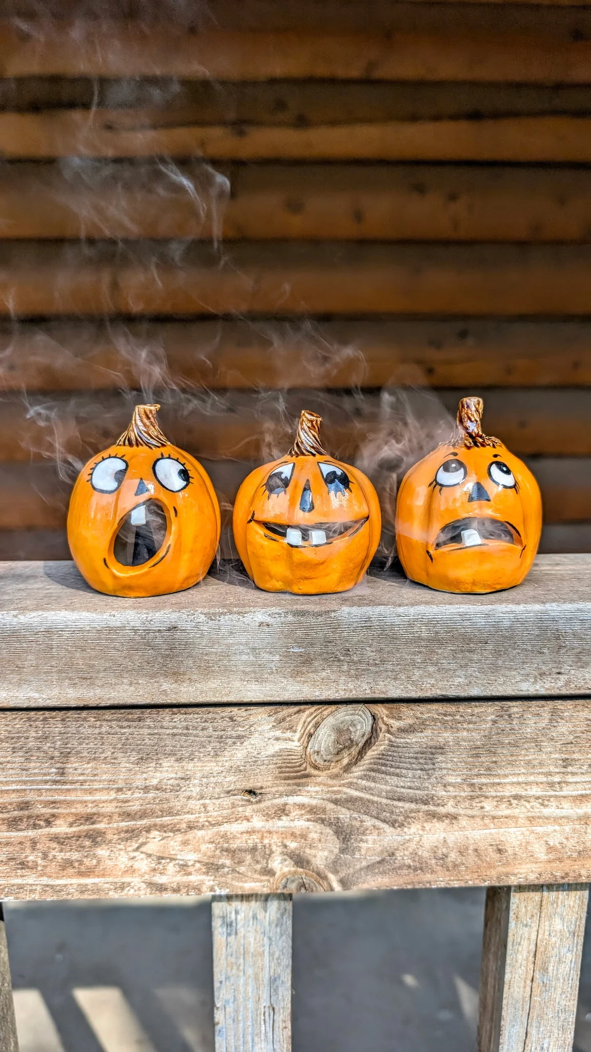 Paint Your Own Jack-O-Lantern Incense Burner