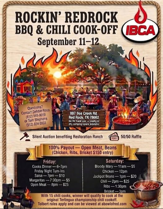 Rockin’ Redrock BBQ & Chili Cook-Off