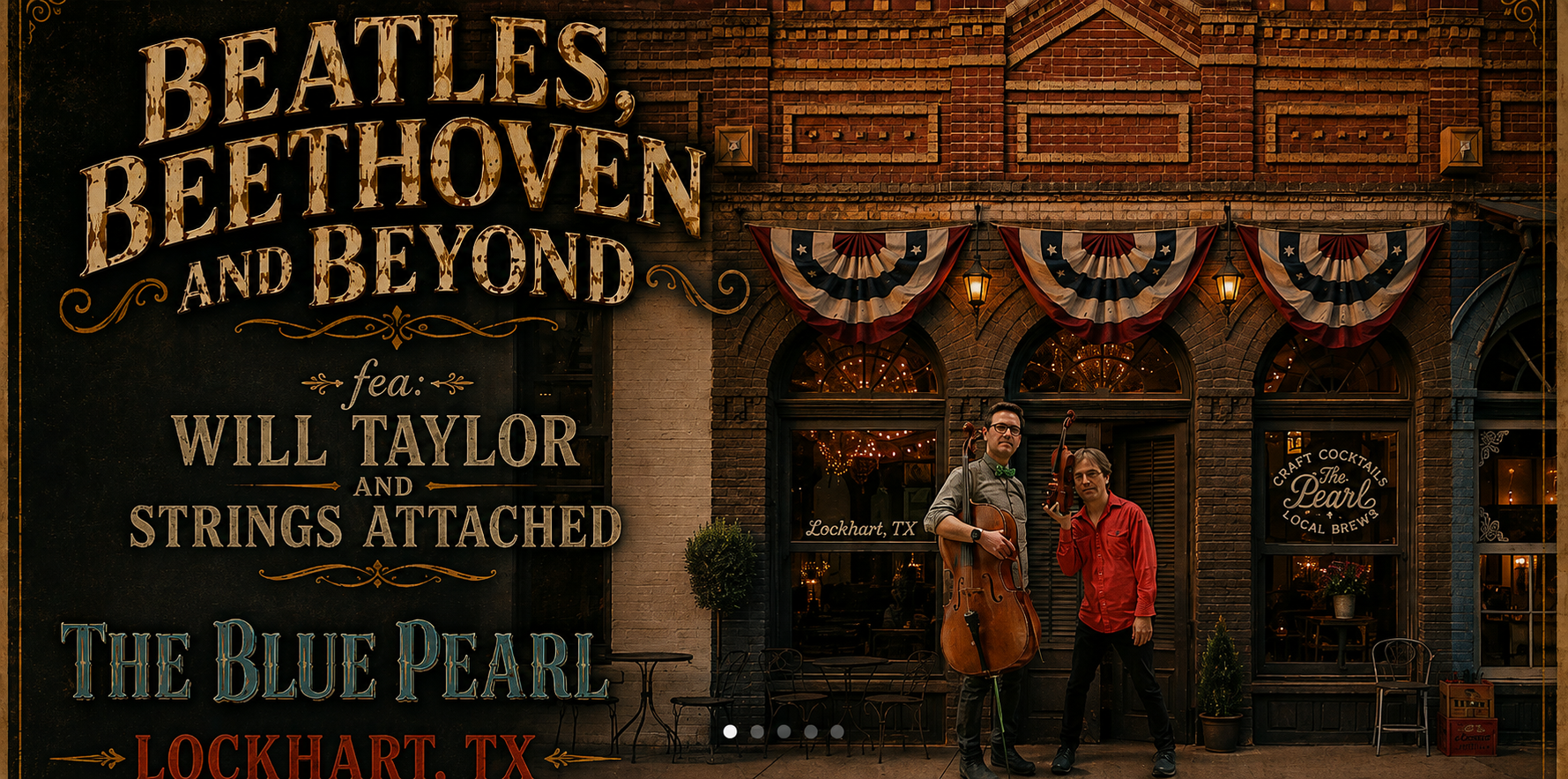 Beatles, Beethoven and Beyond Concert in the Dark at The Blue Pearl