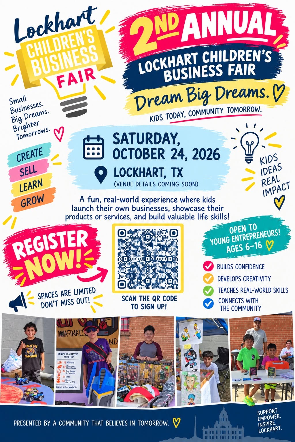 2nd Annual Lockhart Children’s Business Fair
