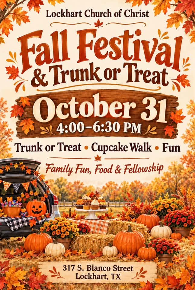 Lockhart Church of Christ Fall Festival & Trunk or Treat