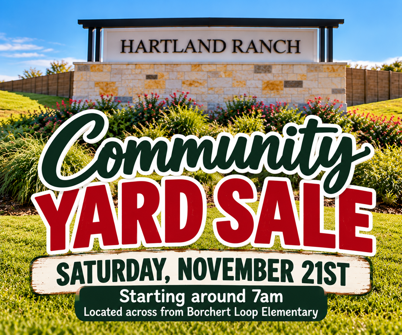 Hartland Ranch Community Yard Sale