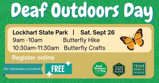 Free Deaf Outdoors Day with ASL Interpreters