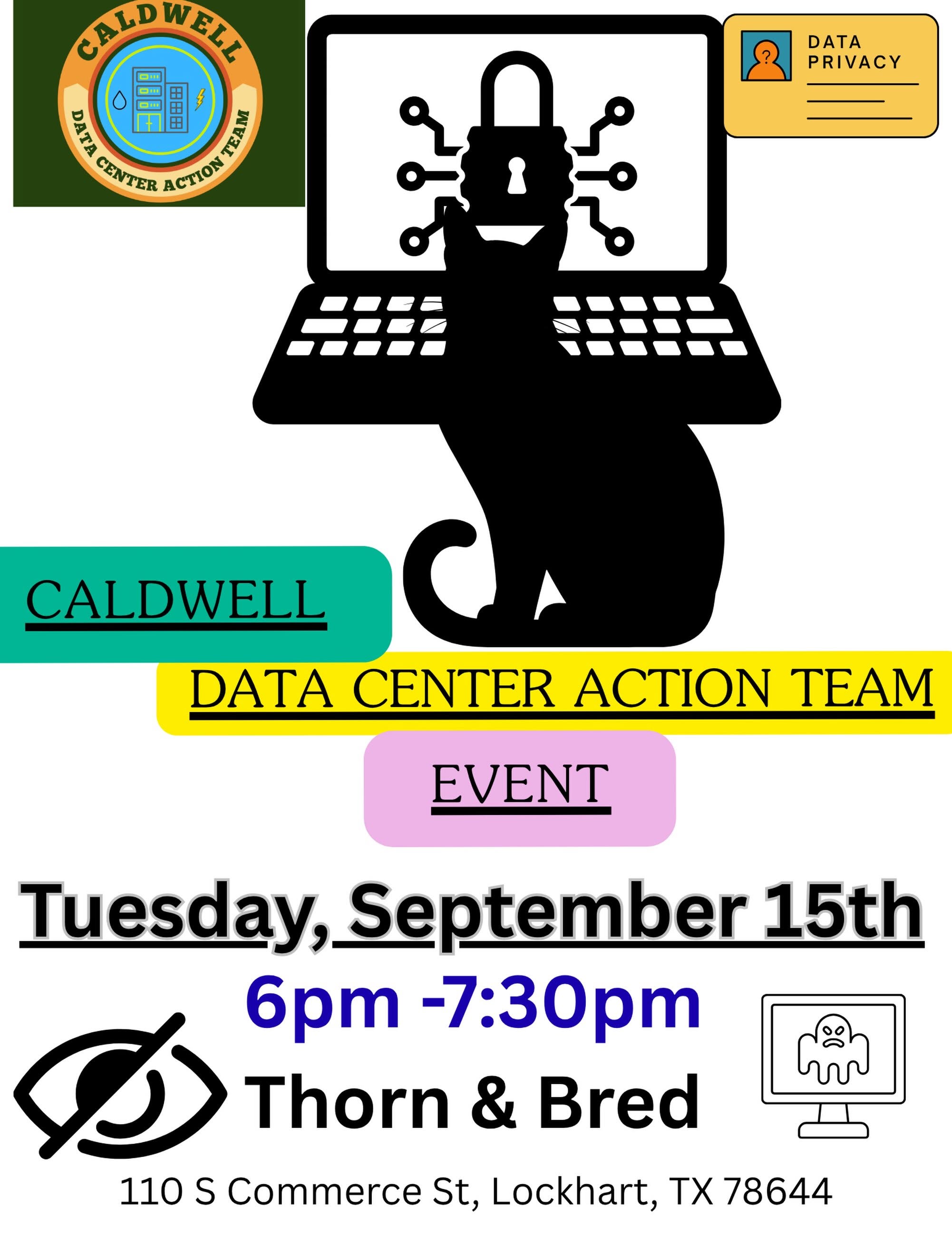 Caldwell Data Center Action Team Event