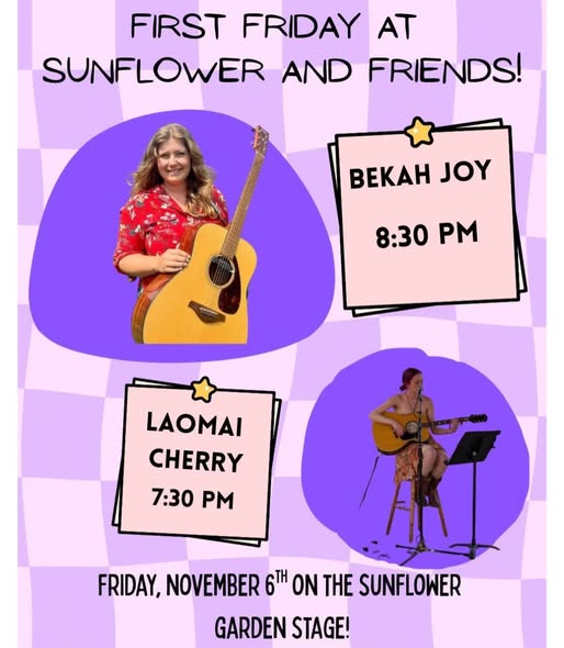 First Friday at Sunflower and Friends