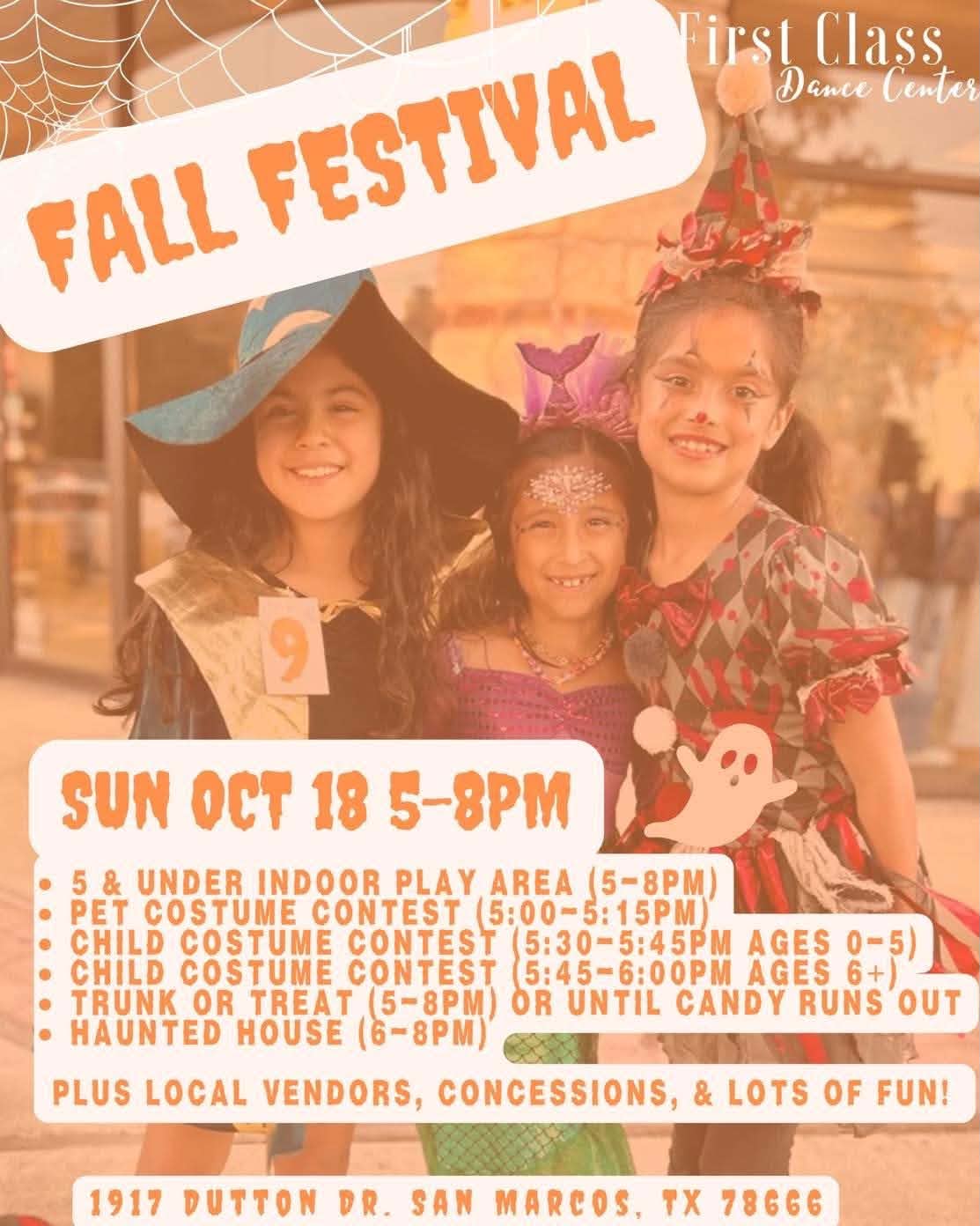 First Class Dance Center Fall Festival in San Marcos